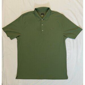 Greg Norman Men's Polo Golf Shirt Short Sleeve Athletic Sportswear Green L
